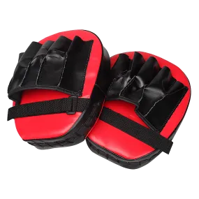 2 x Thai Boxing Punch Focus Gloves Kit Training Red & Black