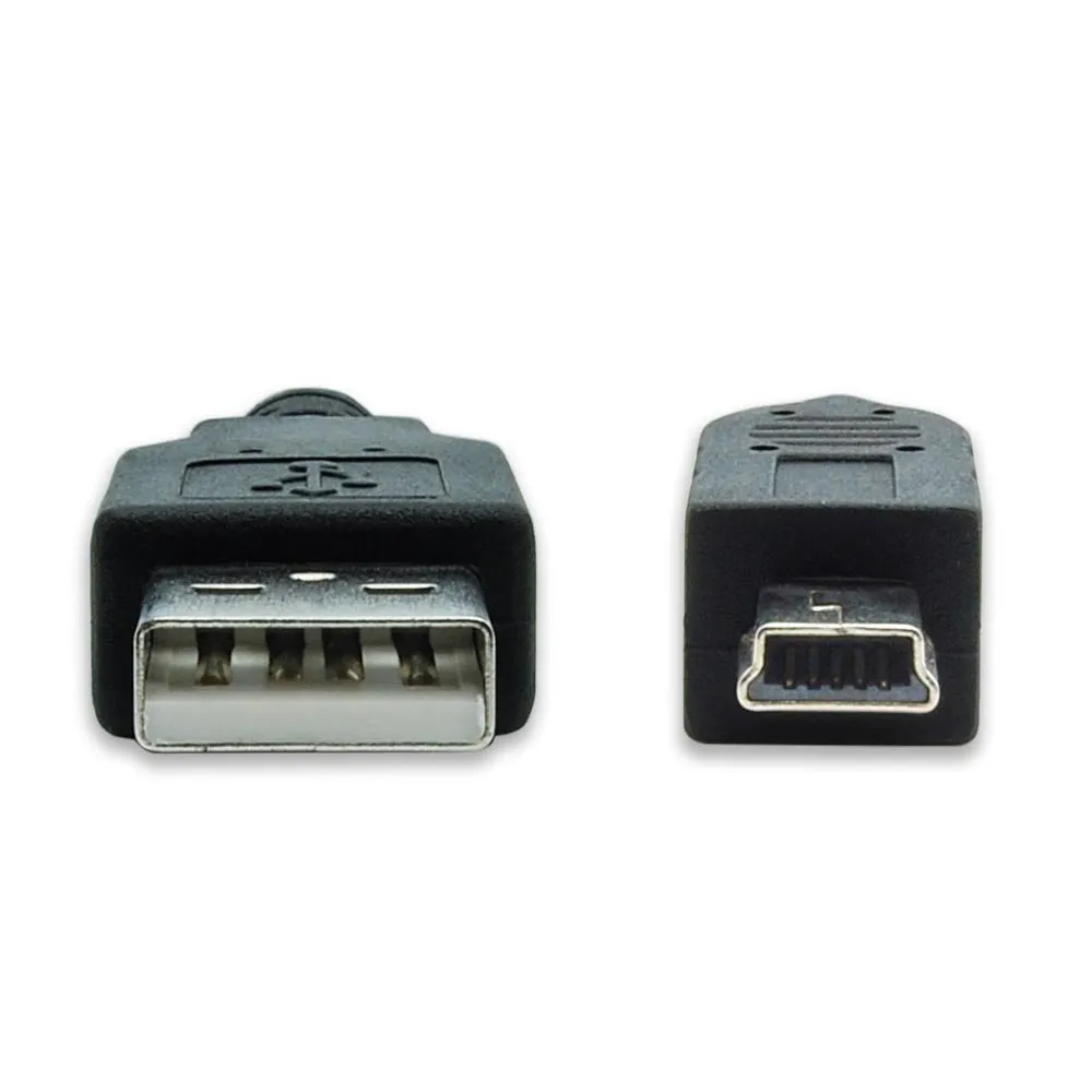 6Ft A Male to Mini-B 5Pin Male USB2.0 Cable