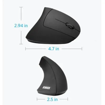 Anker 2.4G Wireless Vertical Ergonomic Optical Mouse