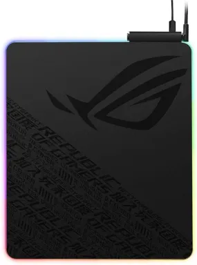 ASUS ROG Balteus Qi Vertical Gaming Mouse Pad with Wireless Charging, Aura Sync RGB Lighting, and USB Pass-Through