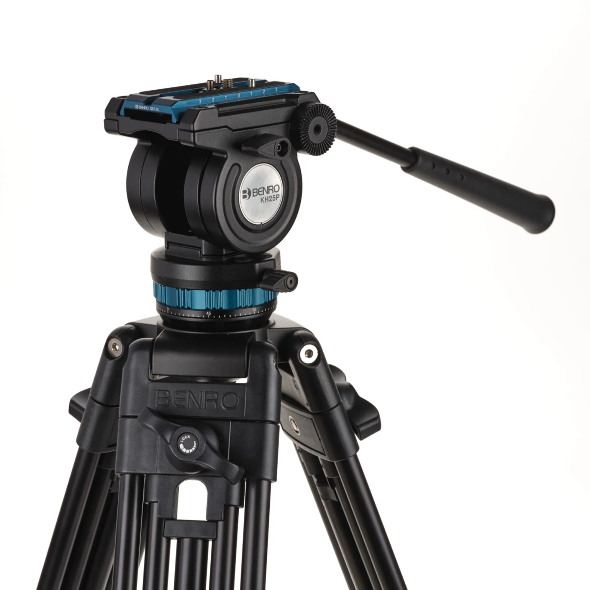 Benro KH25PC Video Tripod Kit with Head, 61.6"