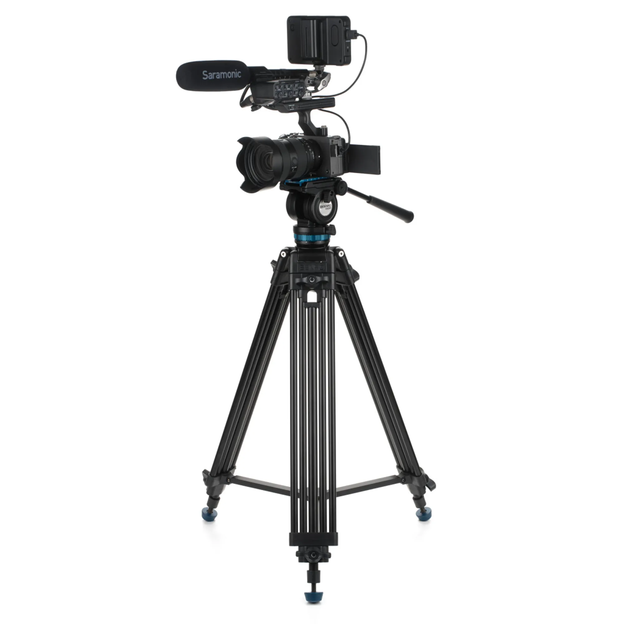 Benro KH25PC Video Tripod Kit with Head, 61.6"