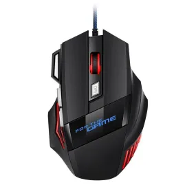 Best Gaming Mouse for Large Hands |  RGB Backlit Ergonomic Mice 7D Wired