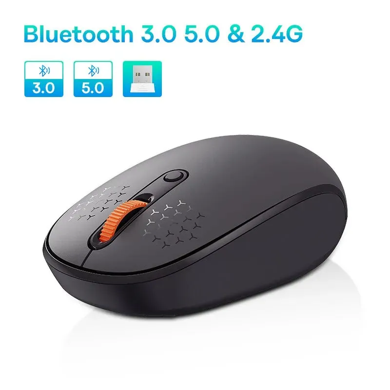 Best Wireless Mouse-Baseus F01B-Bluetooth 5.0 Mouse 1600 DPI Silent