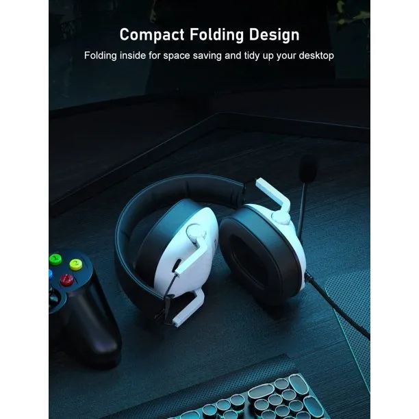 BOLT AXTION Surround Sound Pro Gaming Headset with Noise Cancelling Microphone Gradient