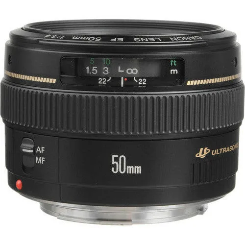 Canon 50mm f/1.4 EF USM Lens