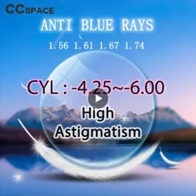 CCSpace Clear High Astigmatism Single Vision Lenses