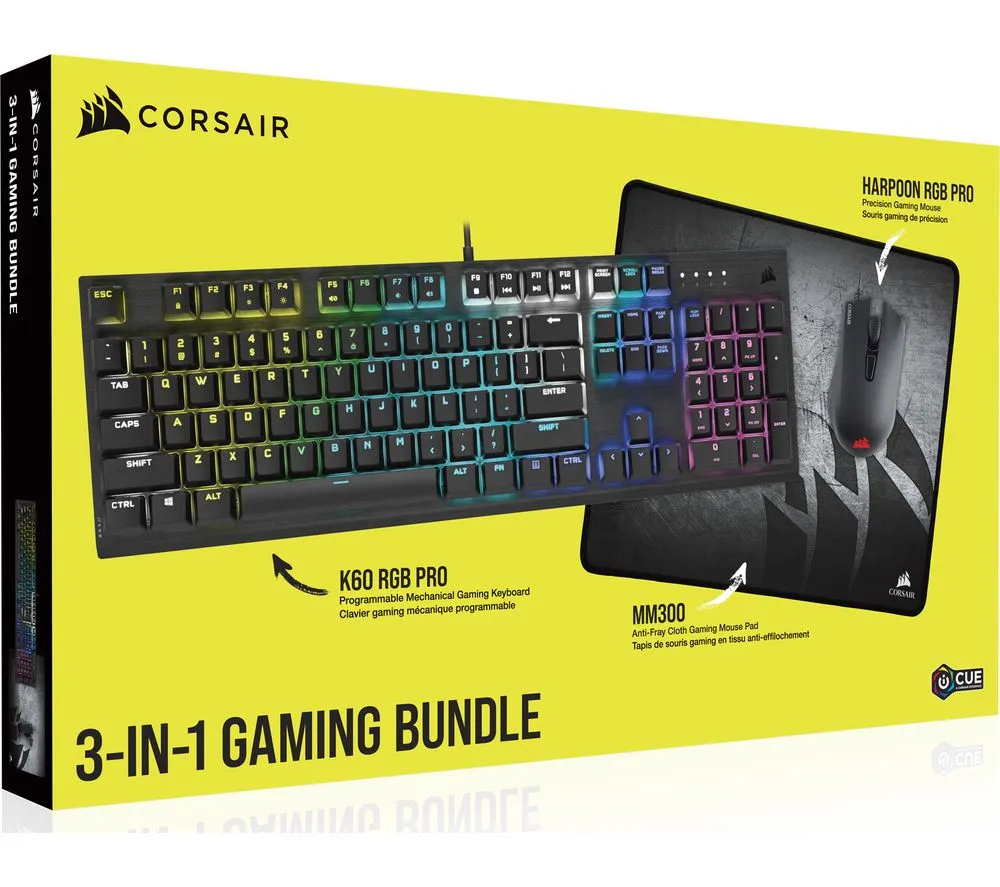 Corsair Bundle 3-in-1 2021 Edition Gaming Bundle