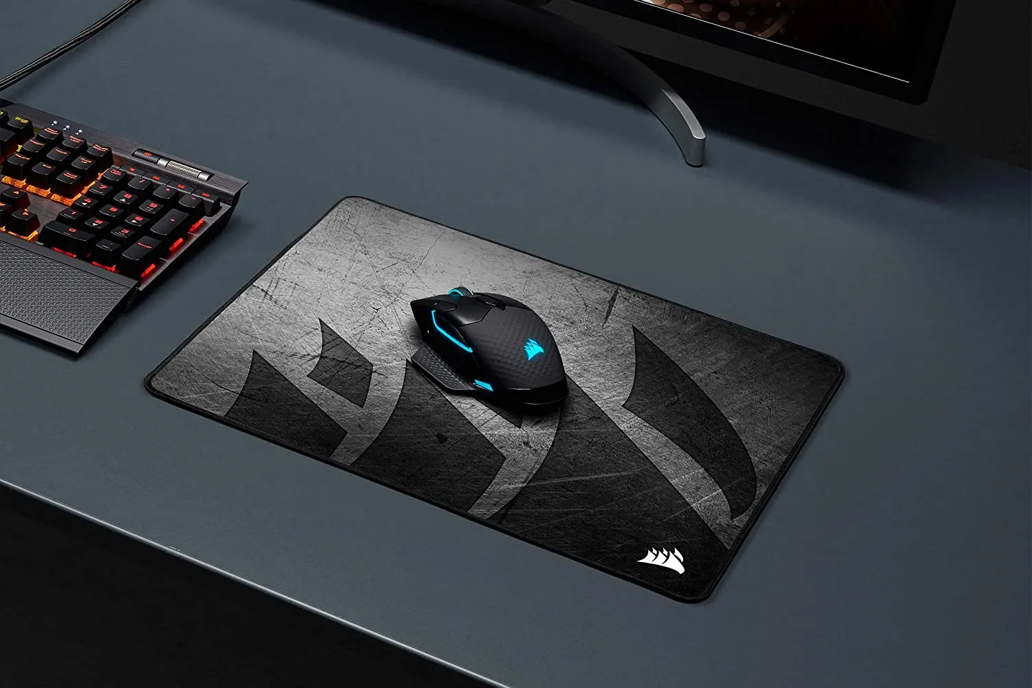 Corsair MM300 PRO Premium Spill-Proof Cloth Gaming Mouse Pad – Medium