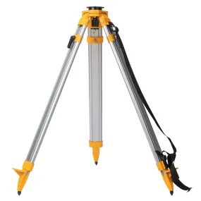 DeWALT DW0737 Construction Tripod, 38 in Min H, 60 in Max H, 5/8 x 11 in Mounting, Aluminum :EA: QUANTITY: 1