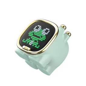 Divoom ZOOE LED Screen Pixel Display Portable Bluetooth Speaker With DSP Wireless Speaker (GREEN)