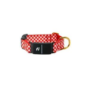 Fi Collar Band- Peppermint Polkadots