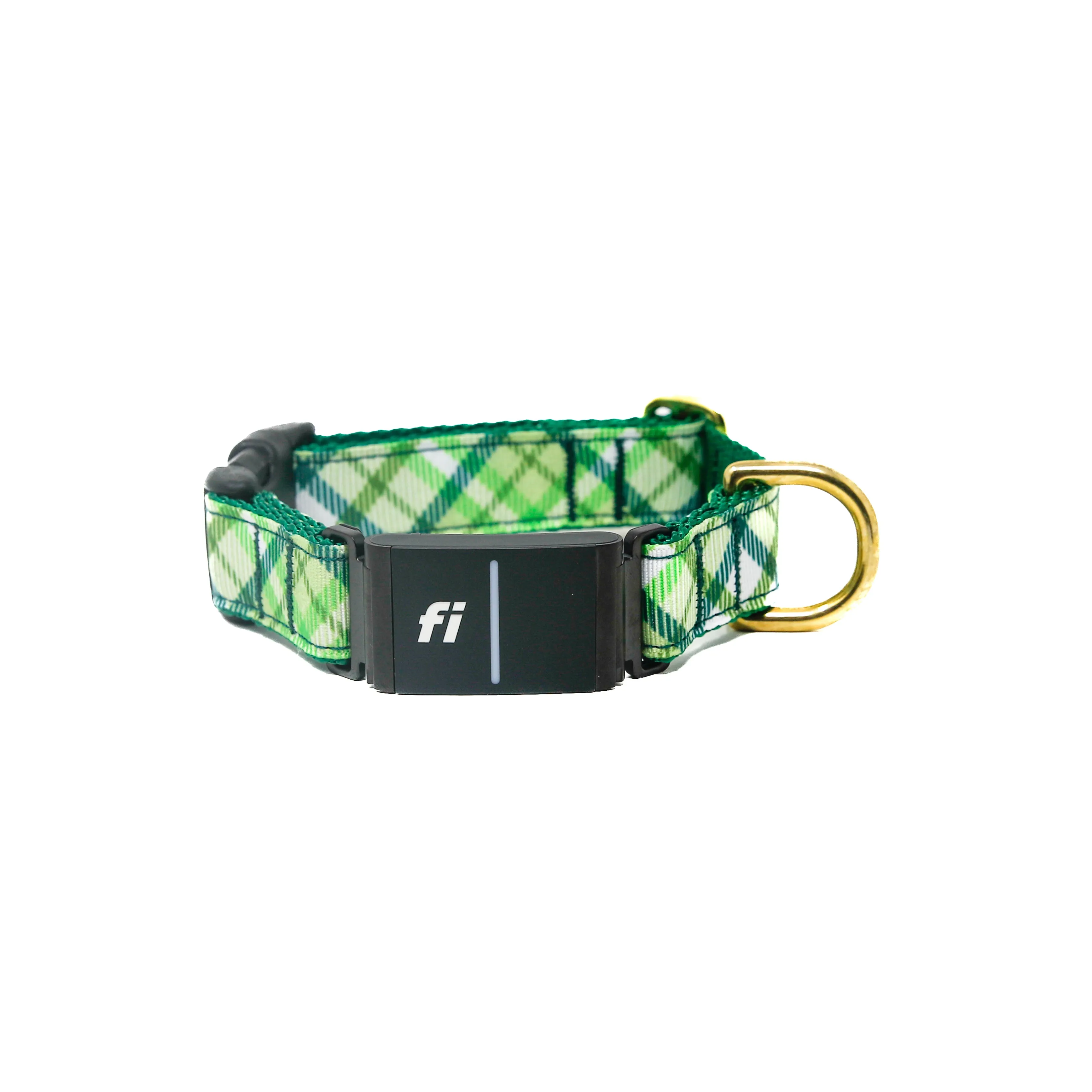 Fi Collar Band - St. Patty Tartan