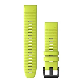 Garmin QuickFit Amp Yellow Silicone 22mm Watch Band - 010-12863-04