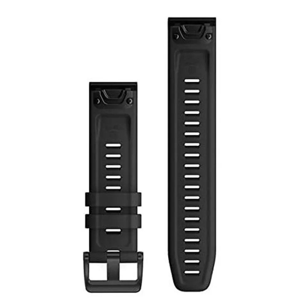 Garmin QuickFit Black Silicone 22mm Watch Band - 010-12863-00