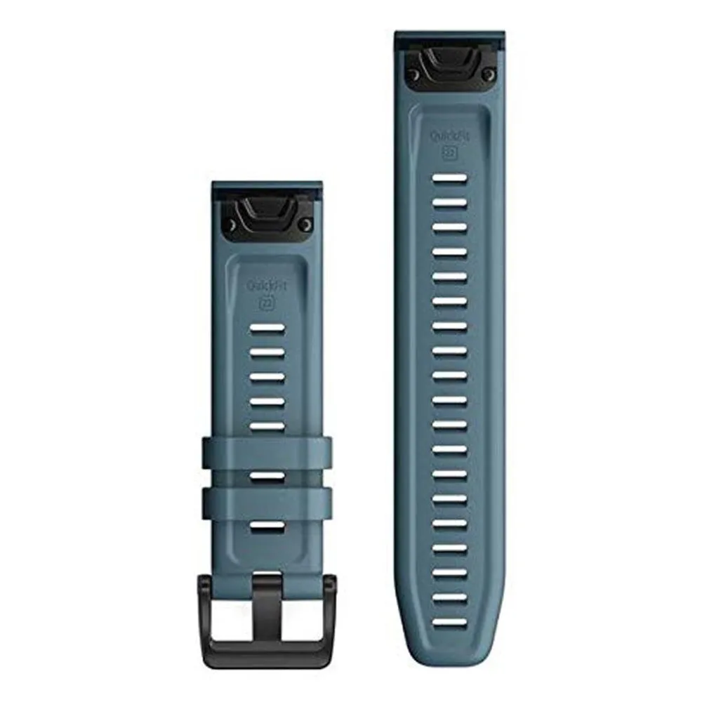 Garmin QuickFit Lakeside Blue Silicone 22mm Watch Band - 010-12863-03