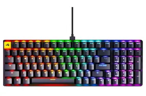 Glorious GMMK 2 Fox 96% Full Size Wired Mechanical Linear Switch Prebuild Gaming Keyboard, Black - Certified Refurbished