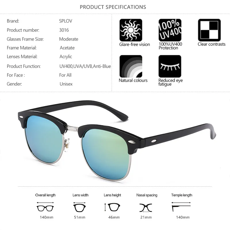 Half Metal High Quality Sunglasses For Men