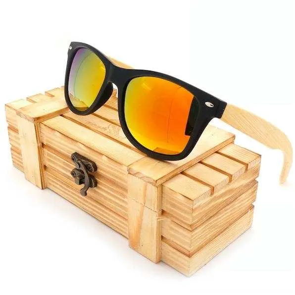 High Quality Vintage Black Square Sunglasses