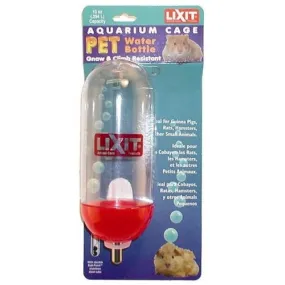 Lixit Aquarium Cage Pet Water Bottle For Small Animals 10oz