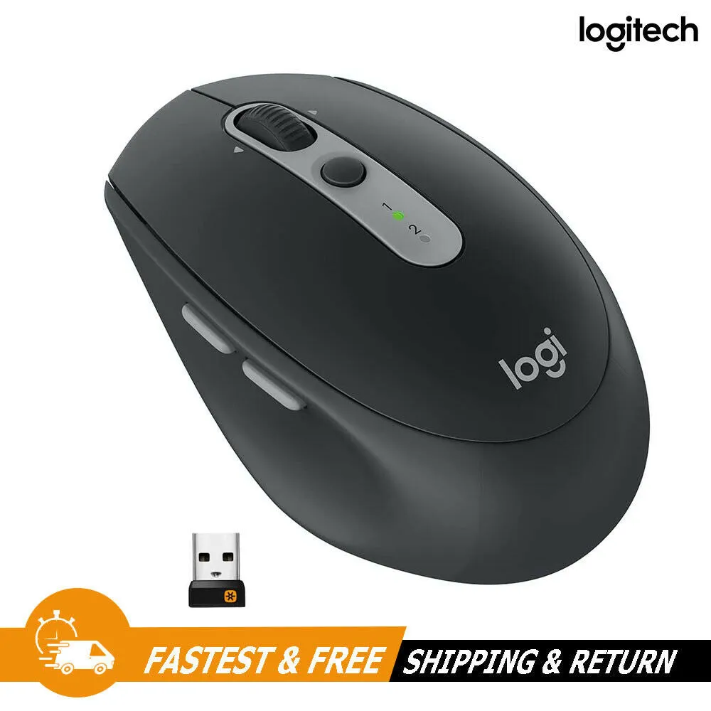 Logitech M585 Wireless Bluetooth Optical USB Mouse for PC & Mac 910-005012 Black