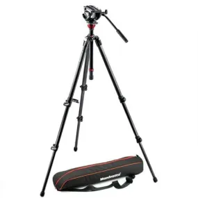 Manfrotto 755CX3 Video Tripod   MVH500AH Fluid Head