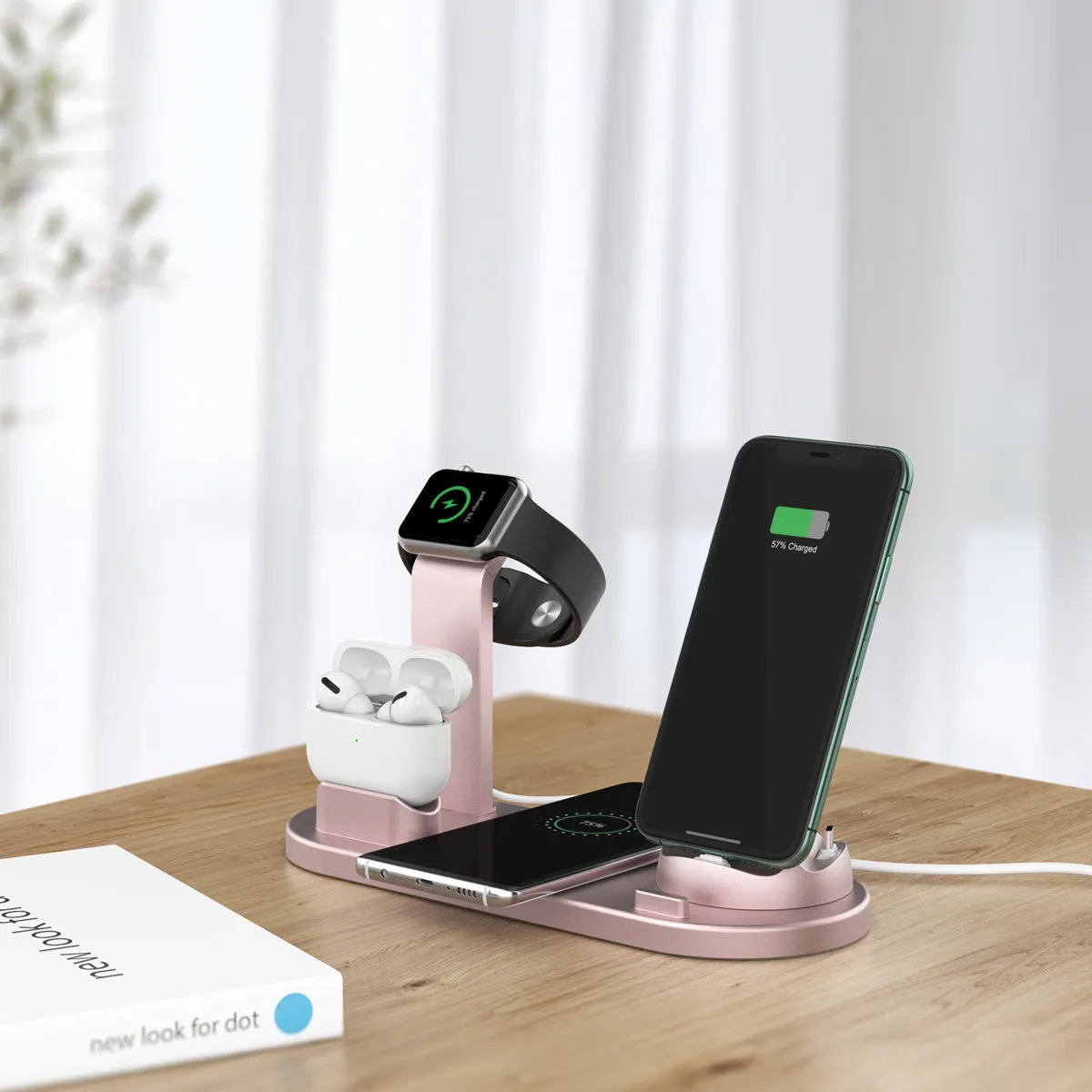 Multifunctional Wireless Charger for Phone Watch AirPods