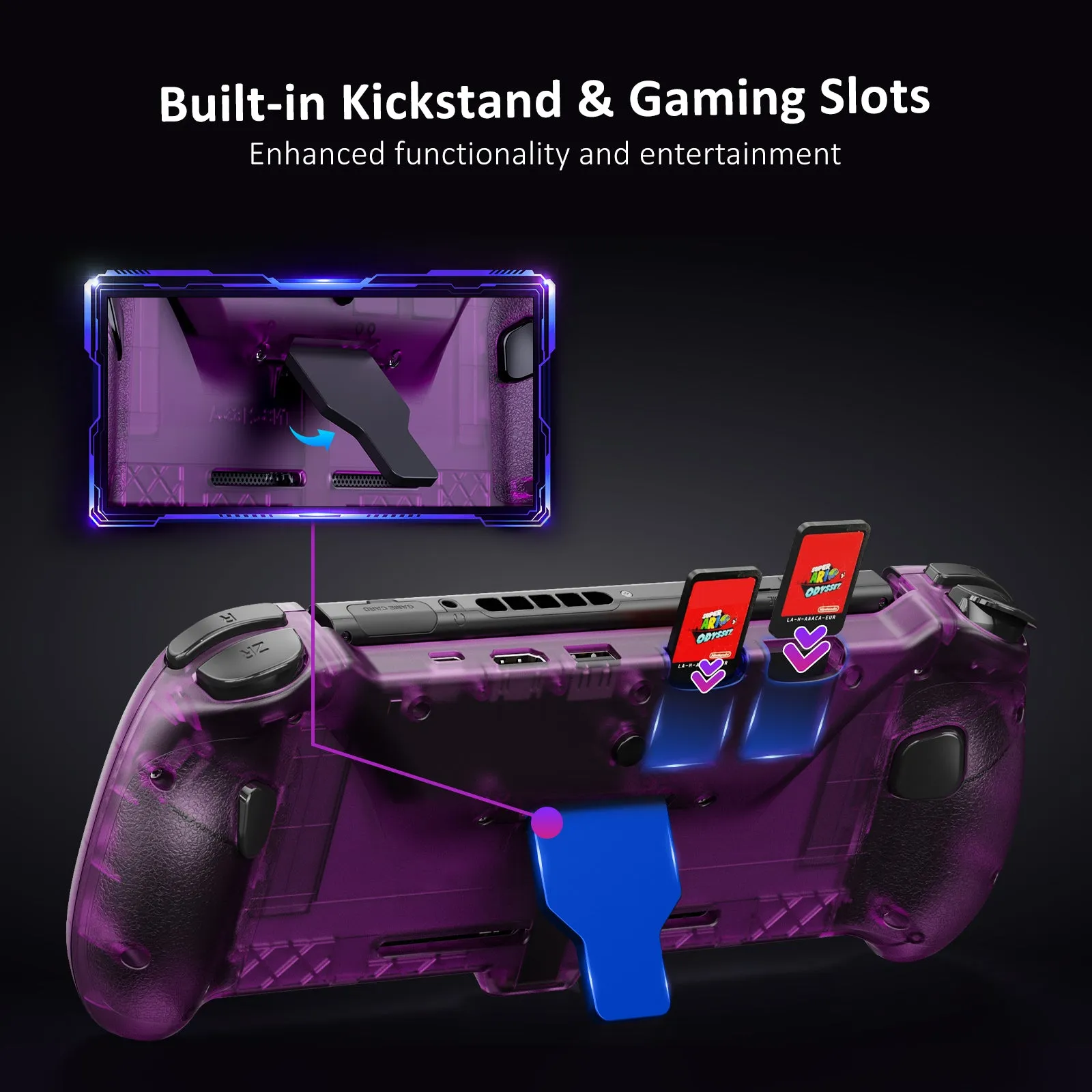 NexiGo Gripcon Controller with HDMI & Kickstand for Switch