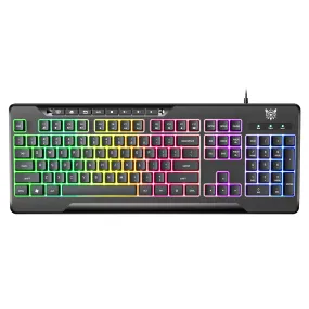 ONIKUMA G32 Wired Gaming Keyboard with RGB Backlit Matte Keycaps