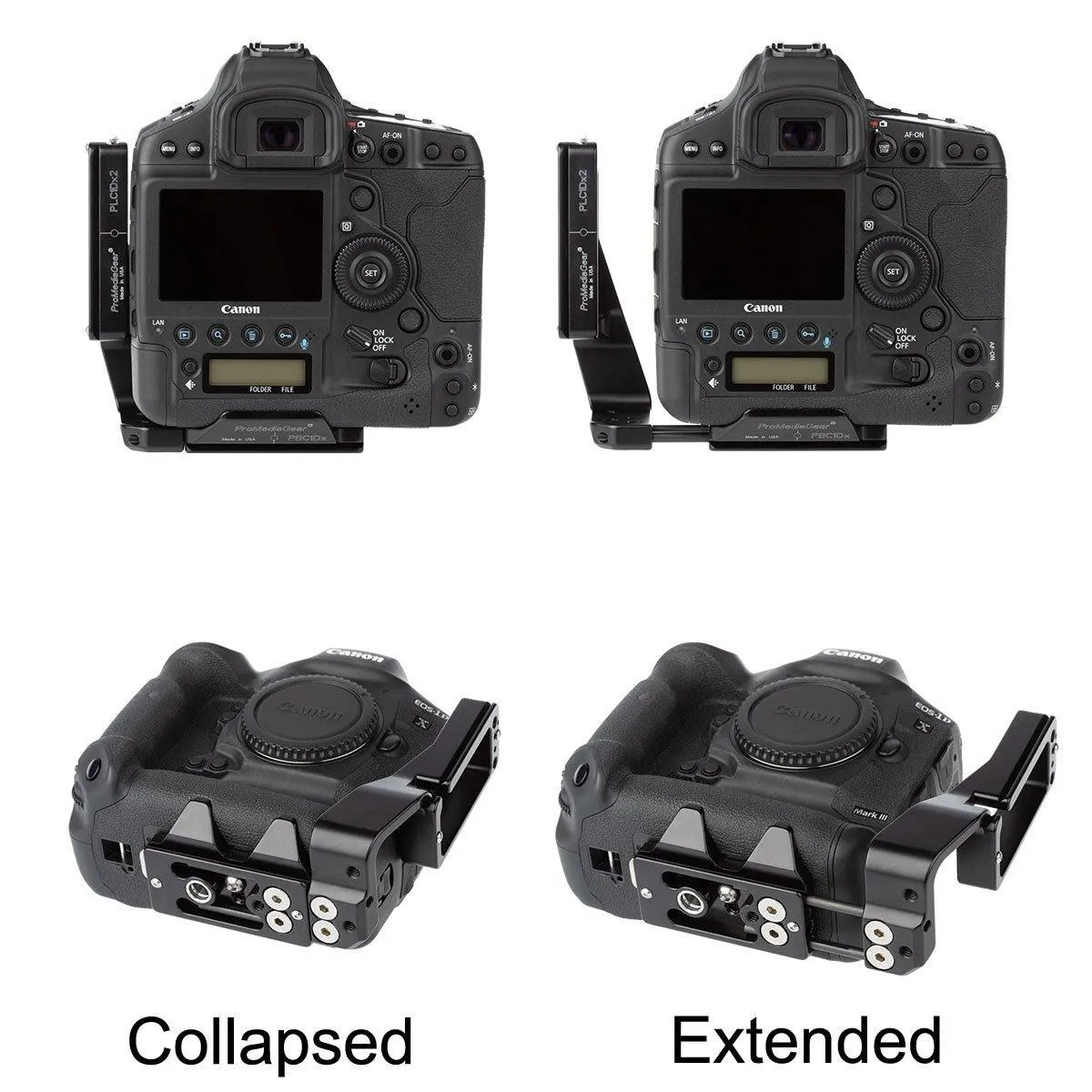 PLC1DX3 Arca-Swiss L-Bracket for Canon 1Dx Mark 3