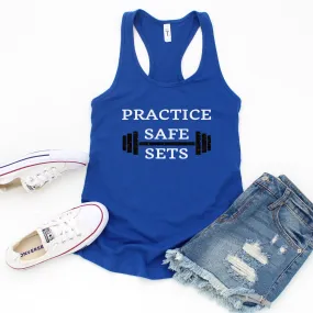 Practice Safe Sets Workout Tank Top