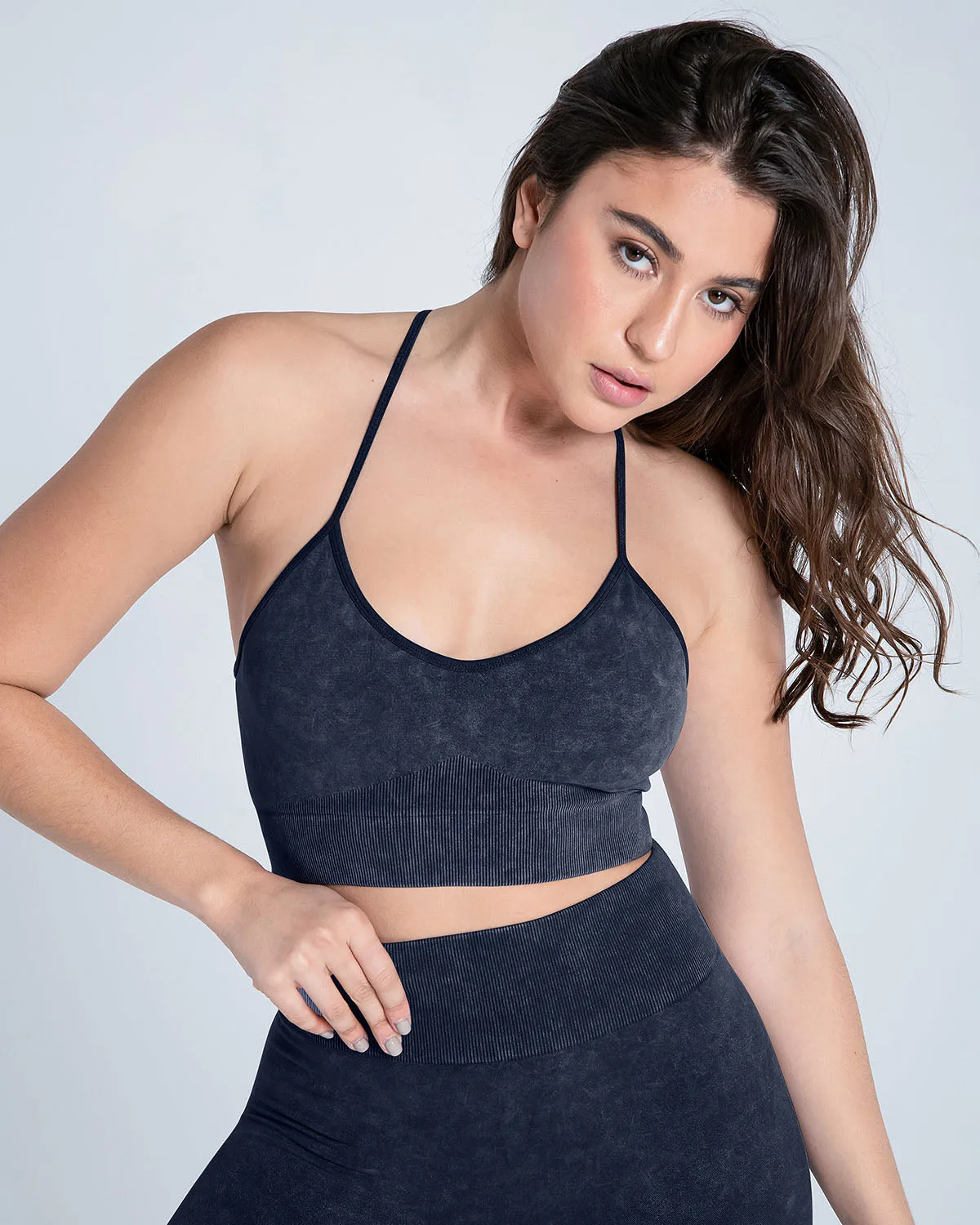 Premium Seamless V Neck Sports Bra