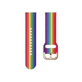 Rainbow Watch Straps compatible with the Fitbit Versa