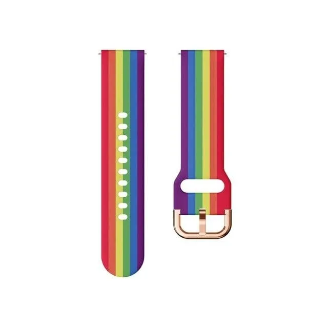 Rainbow Watch Straps compatible with the Garmin D2 Air