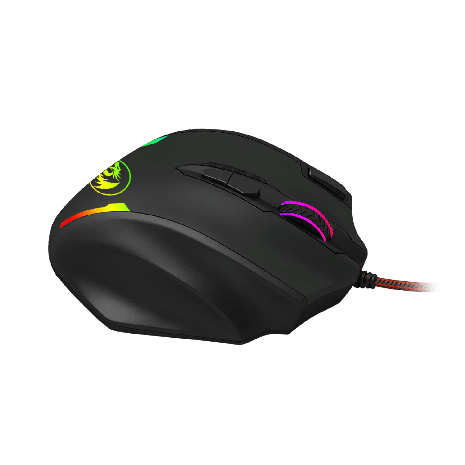 Redragon IMPACT 12400DPI MMO Gaming Mouse - Black - RD-M908