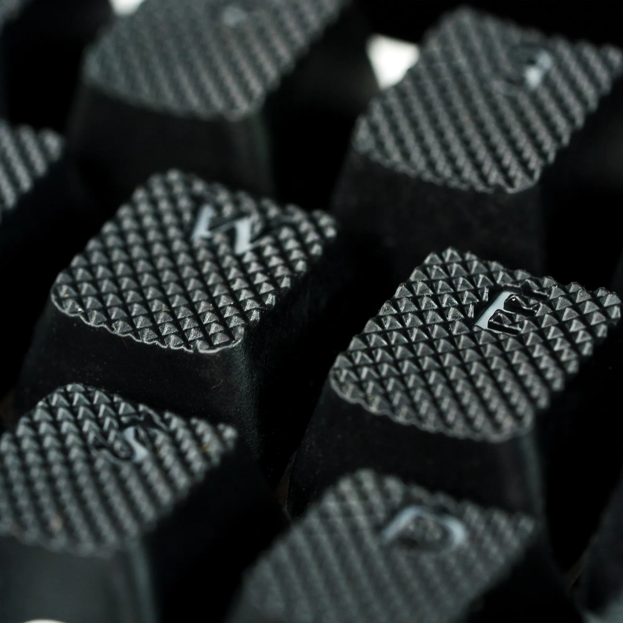 Rubberized Gaming Keycaps (Black)