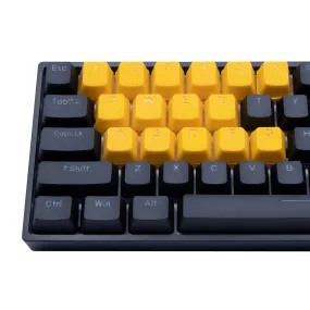 Rubberized Gaming Keycaps (Yellow)