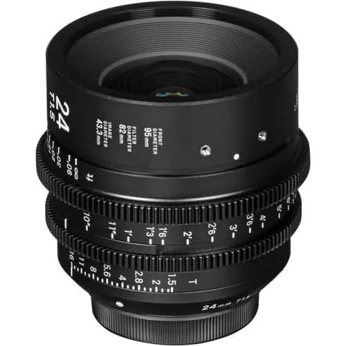 Sigma 24mm T1.5 Canon EF Mount Cine Lens