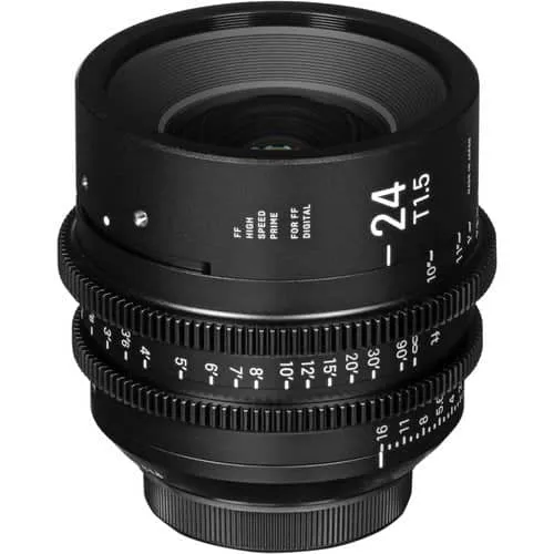 Sigma 24mm T1.5 Canon EF Mount Cine Lens