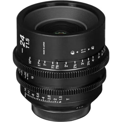 Sigma 24mm T1.5 Canon EF Mount Cine Lens