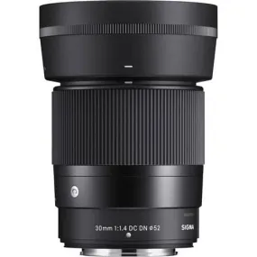 Sigma 30mm f/1.4 DC DN Contemporary Lens for Fujifilm X-Mount