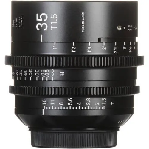 Sigma 35mm T1.5 Cine Lens for PL Mount