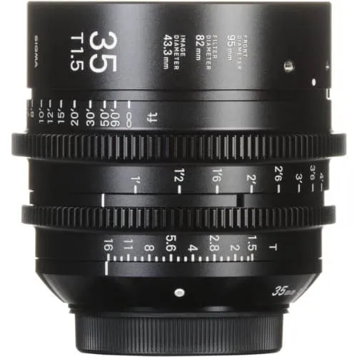 Sigma 35mm T1.5 Cine Lens for PL Mount