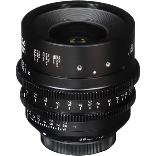 Sigma 35mm T1.5 Cine Lens for PL Mount