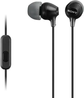 Sony In-Ear Headphones Black | MDREX15APBCE7