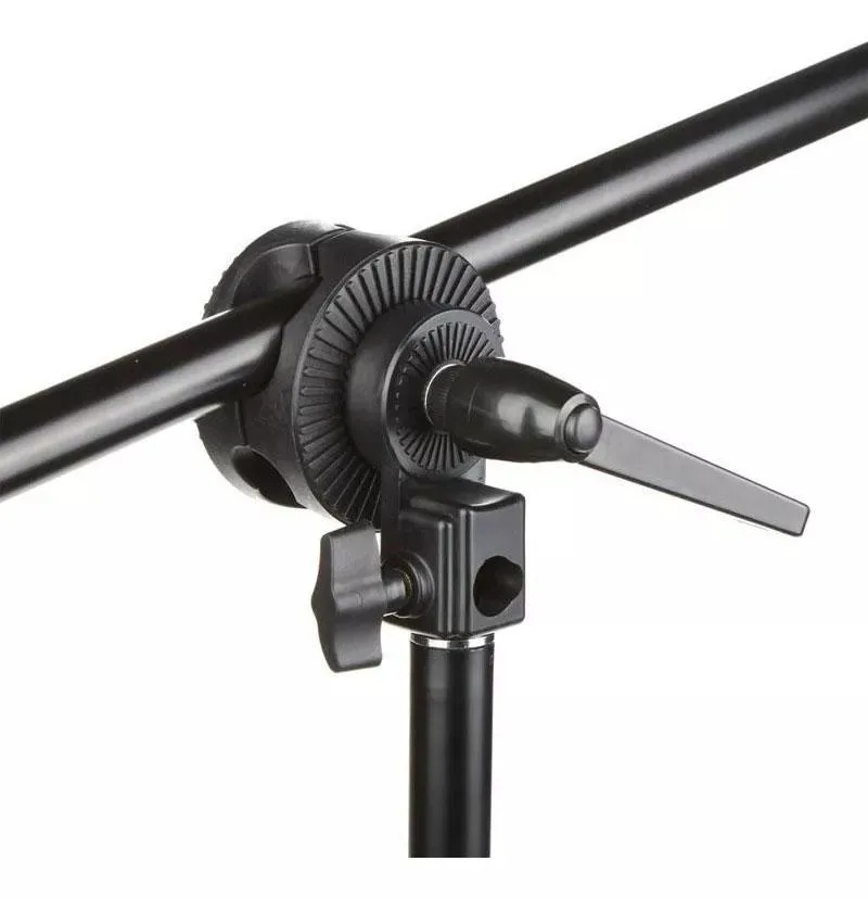 Spectrum Professional Lighting and Audio Boom Arm Set with Foam Handgrip