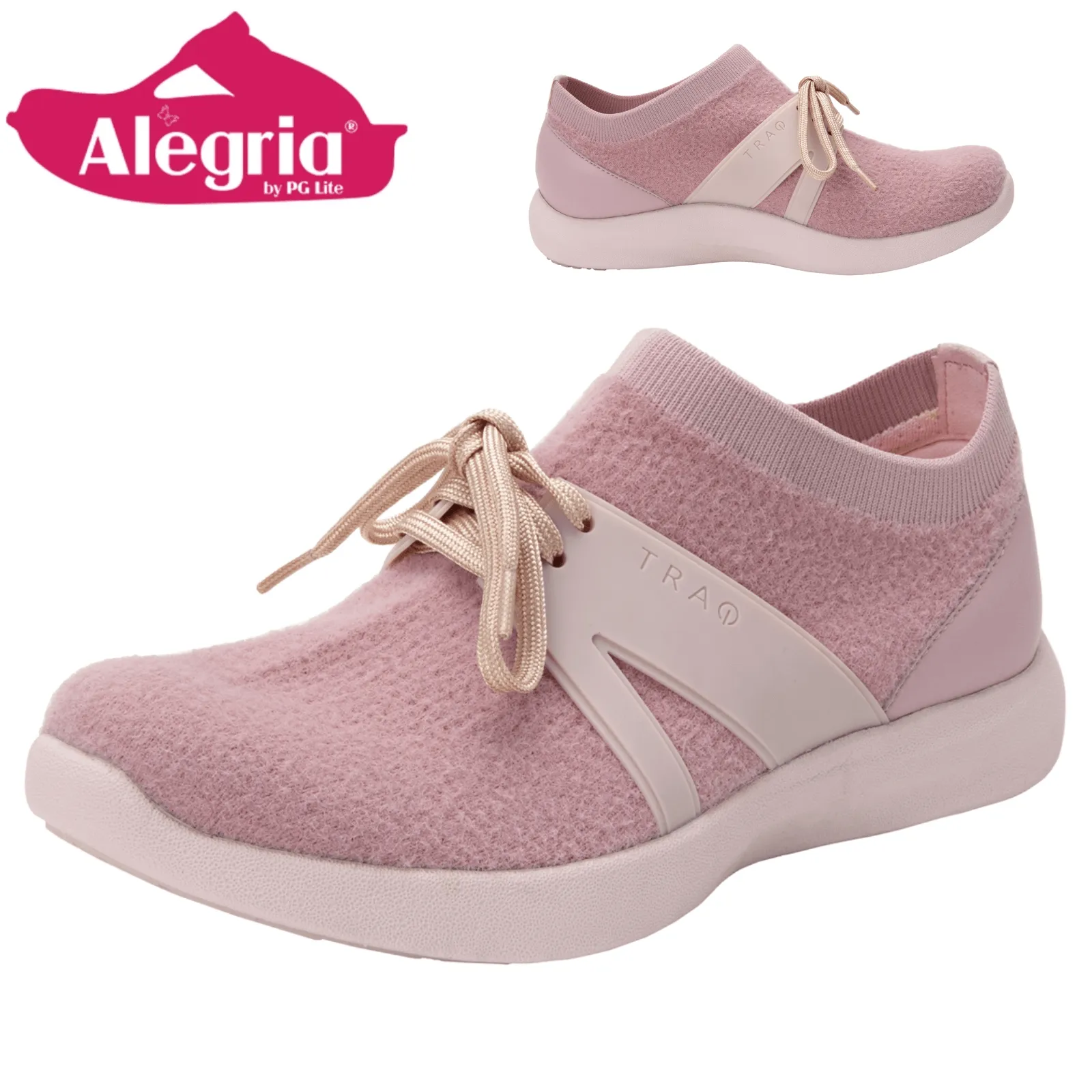 Traq By Alegria Womens Qool Comfort - Fuzz Blush