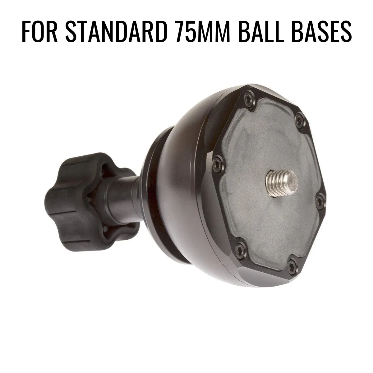 TRBU75 Half Ball Tripod Leveling Head | 75mm diameter