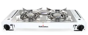 Vulcanus LMSD-5800 Portable double burner gas stove, Free shipping (Excluding HI, AK)