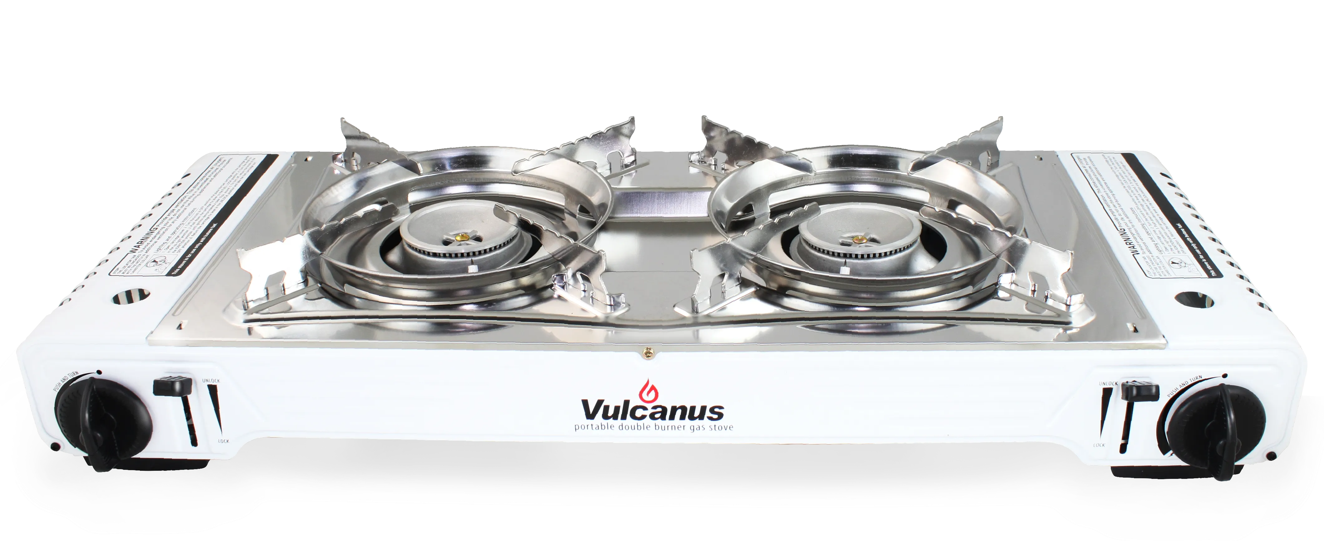 Vulcanus LMSD-5800 Portable double burner gas stove, Free shipping (Excluding HI, AK)